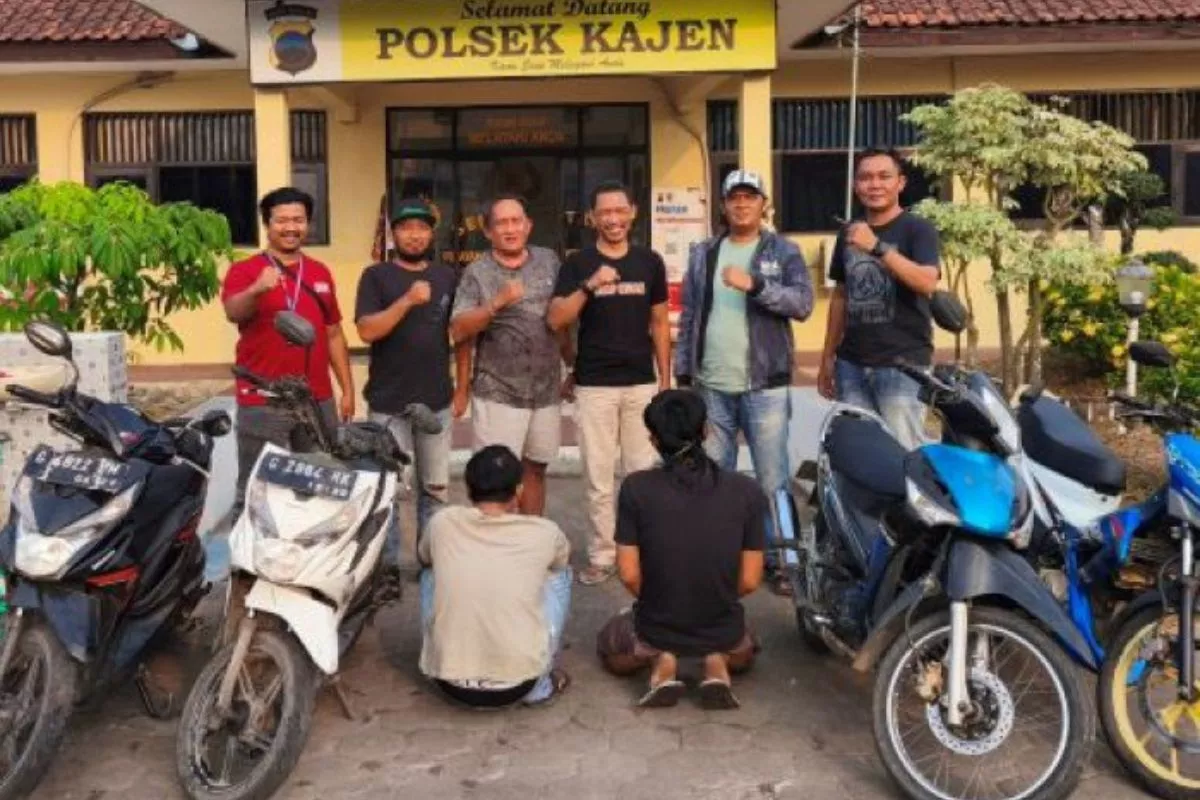 2 Pelaku Pencurian Motor Petani di Persawahan Pekalongan Ditangkap