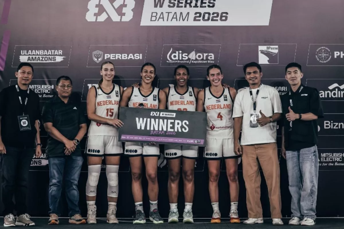 Kalahkan China, Belanda Juara FIBA 3x3 Women's Series Batam 2026