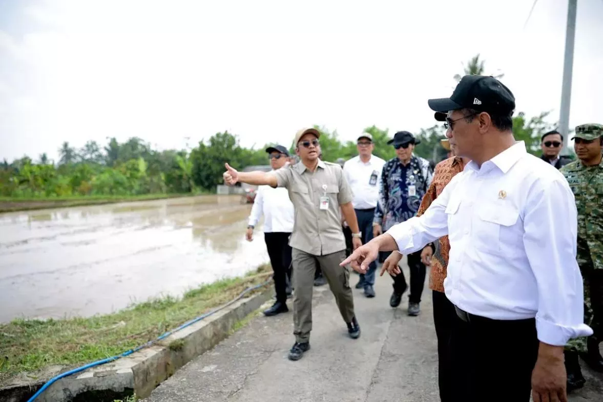 Mentan Perkuat Irigasi Perpompaan Tingkatkan Produktivitas Pertanian pada 17 April 2026