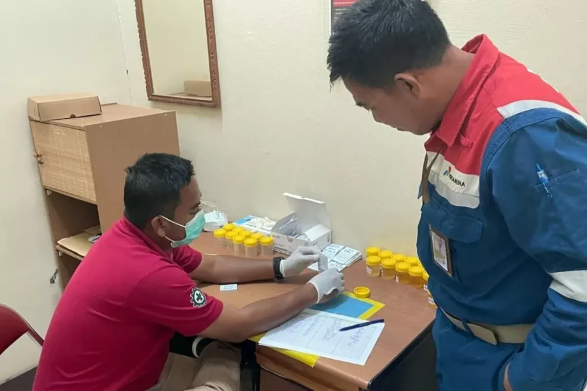 Sidak Narkoba, PEP Bunyu Pastikan Operasi Migas Aman