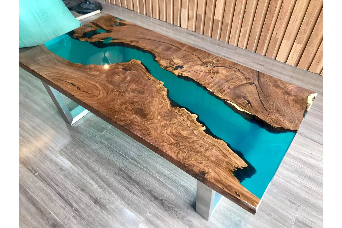 Langkah Membuat Meja Sungai (River Table) Skala Kecil yang Mudah