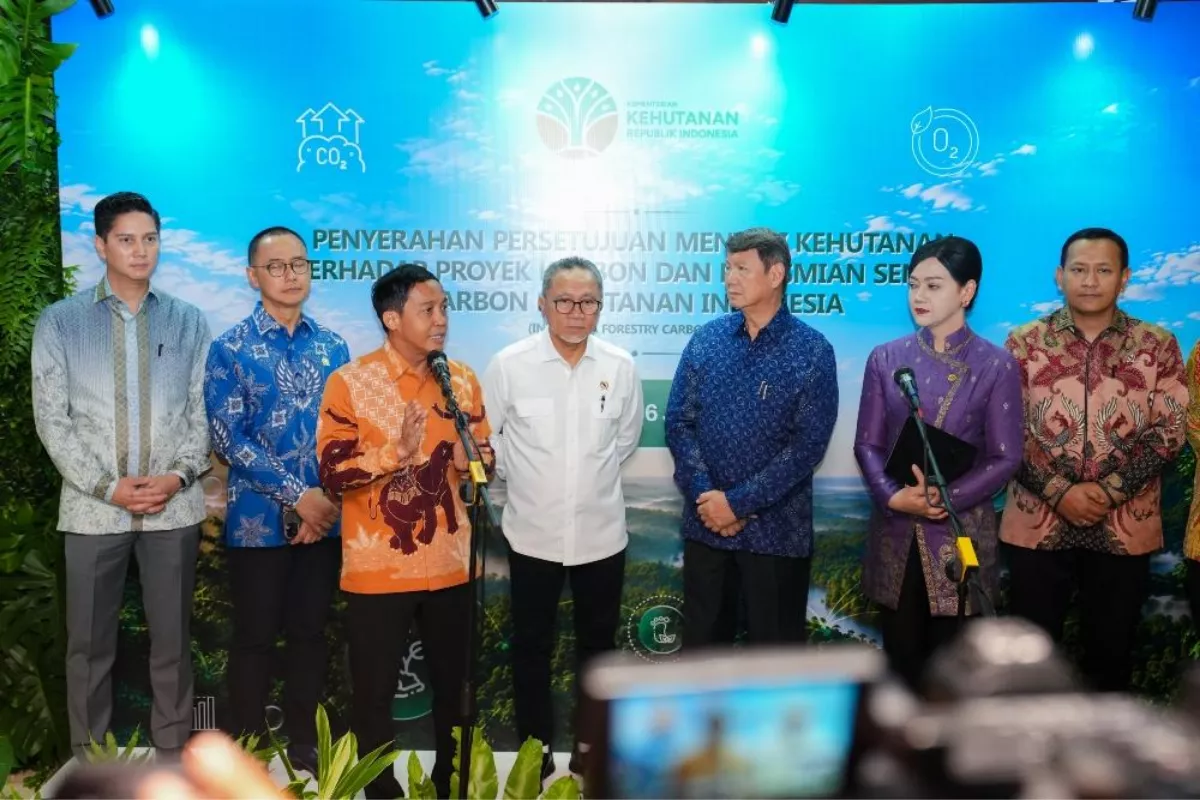 Empat Proyek Karbon Kehutanan Resmi Diluncurkan Pemerintah