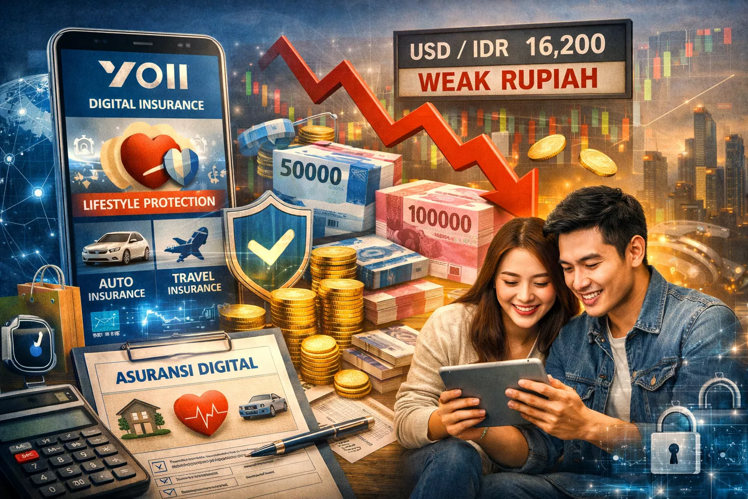YOII Tetap Stabil Hadapi Pelemahan Rupiah, Fokus Asuransi Lifestyle