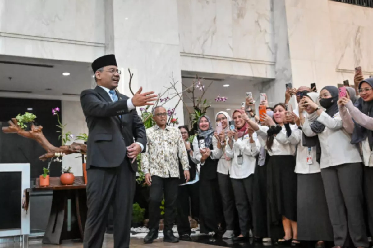 Purbaya Serahkan Jabatan Menkeu kepada Suahasil Nazara di Jakarta Hari Ini