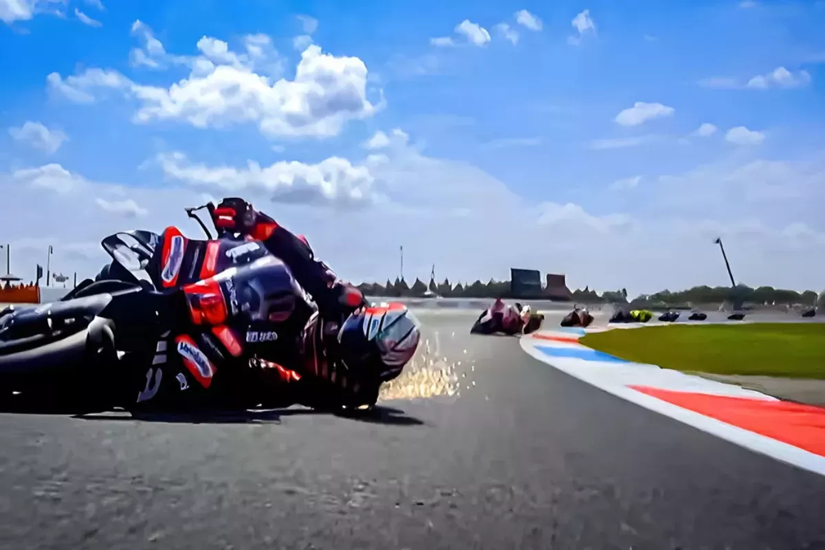 Bezzecchi Bebas Cedera Usai Kecelakaan di MotoGP Belanda