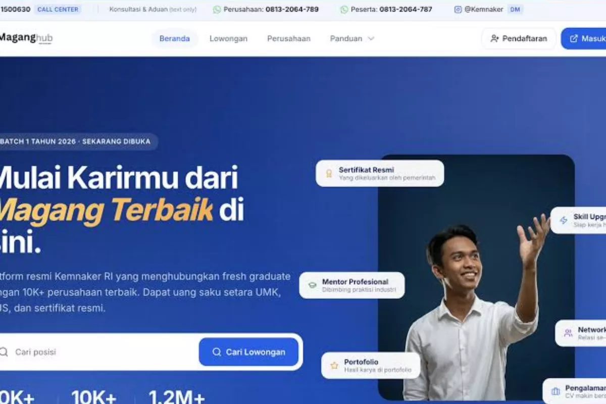 Hasil Seleksi MagangHub Batch 2 Angkatan II Diumumkan Jumat Esok