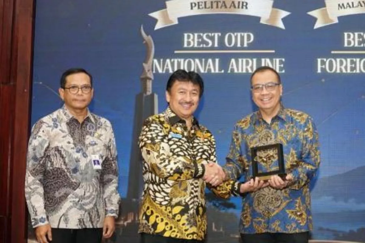 Pelita Air Pertahankan Penghargaan OTP Terbaik dari Kemenhub
