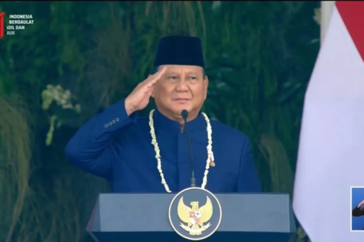 Presiden Prabowo Pimpin Upacara Detik-Detik Proklamasi HUT Ke-81 RI