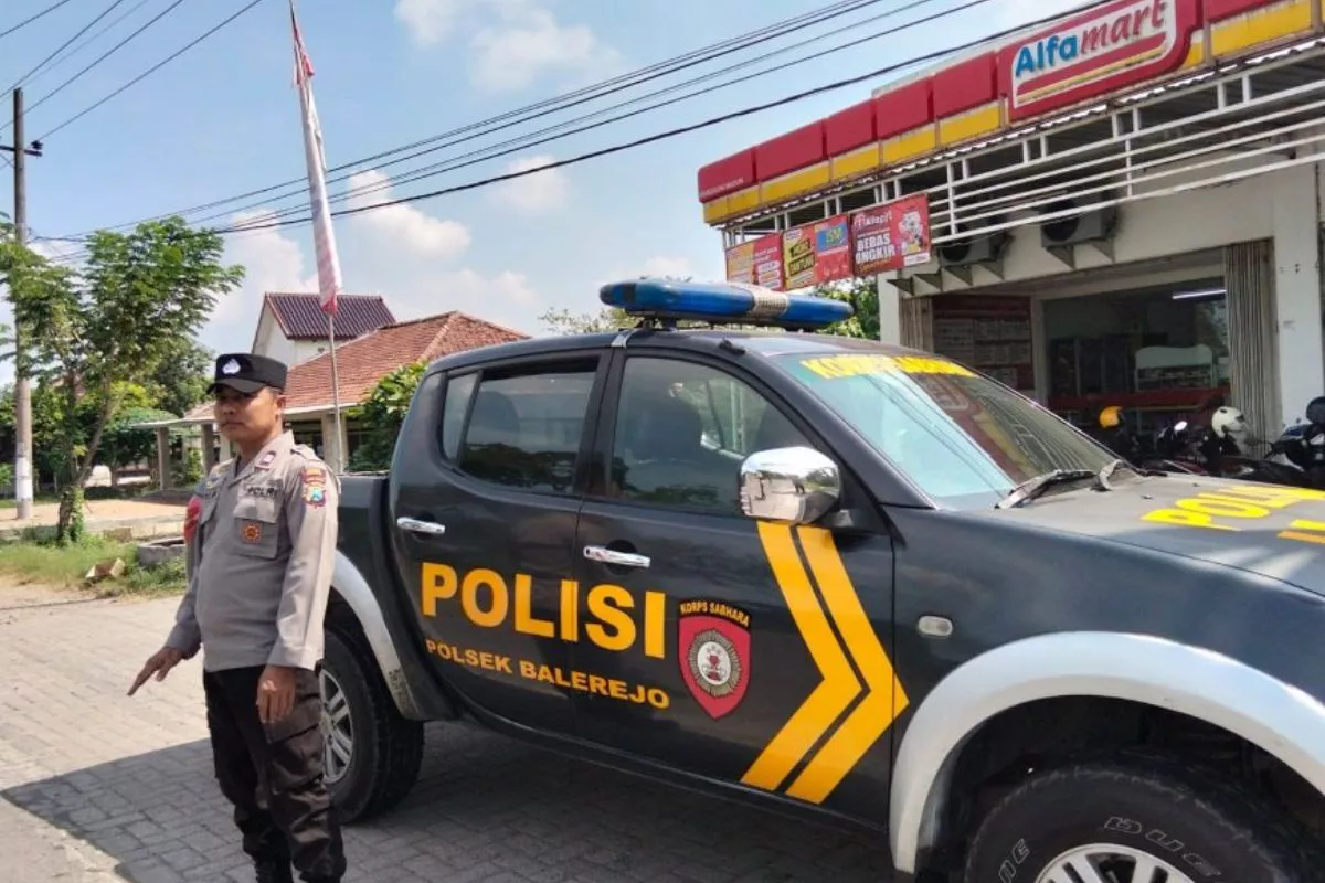 Antisipasi Kejahatan, Polsek Balerejo Patroli di Jalur Madiun-Surabaya