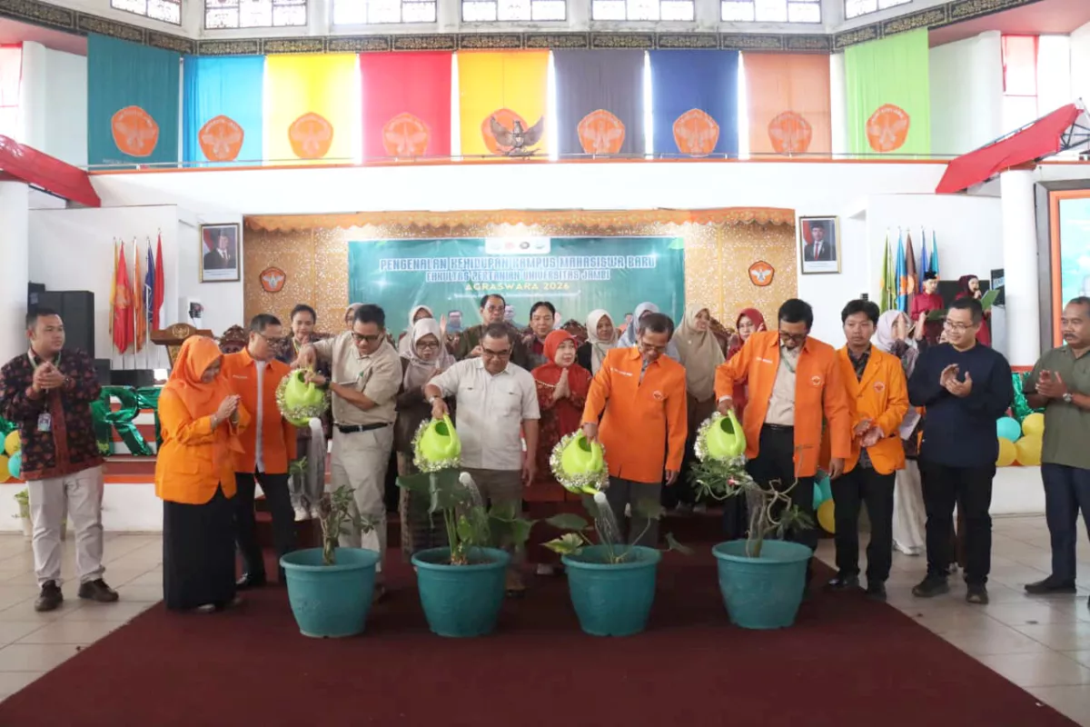 1.077 Mahasiswa Baru Faperta UNJA Meriahkan Acara PKKMB Tahun 2026 Ini