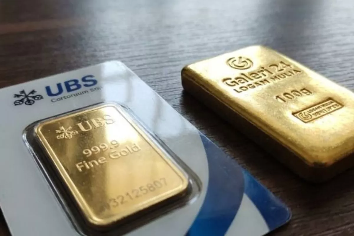 Harga Emas UBS dan Galeri 24 di Pegadaian Kompak Turun Rp5.000