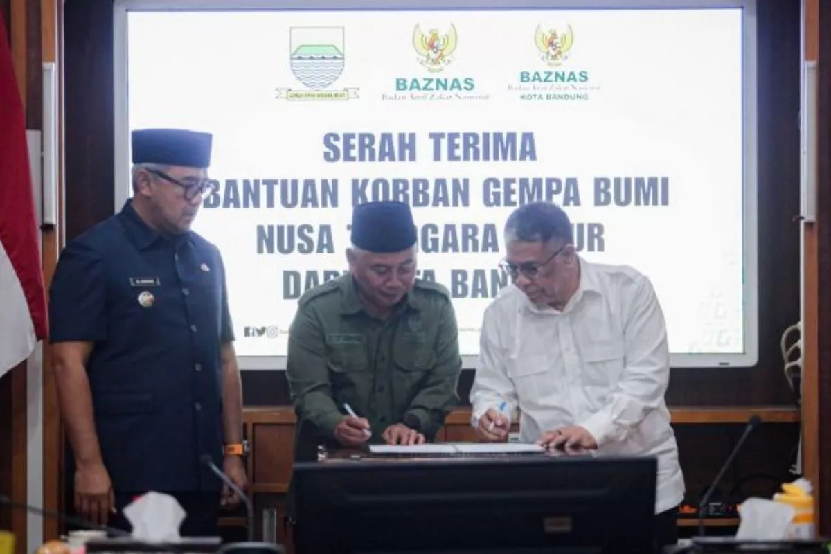 Baznas RI Terima Infak Rp2 Miliar dari Warga Bandung untuk NTT