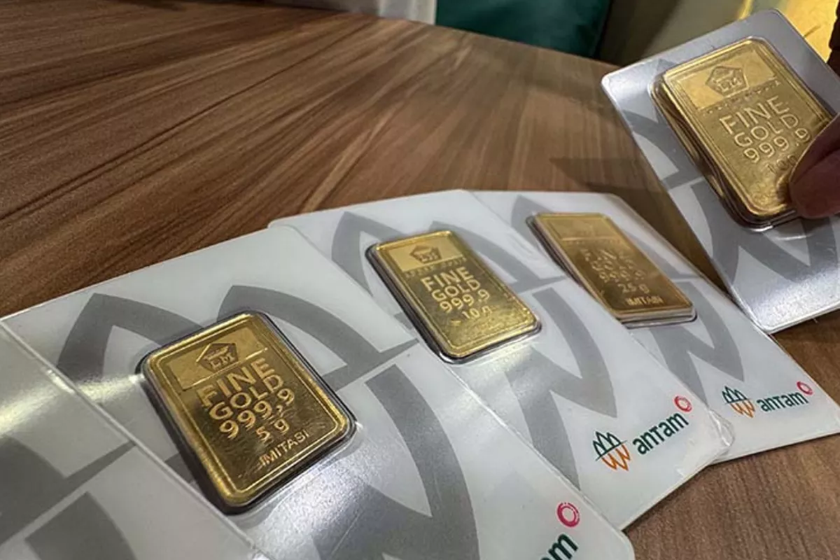 Nilai Harga Emas Antam di Pegadaian Turun Menjadi Rp2,87 Juta per Gram