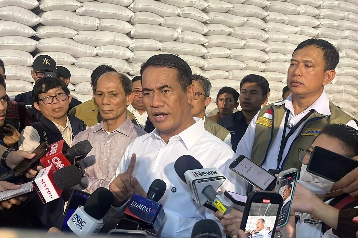 Menteri Amran Sebut Cadangan Beras Capai 5 Juta Ton Lebih
