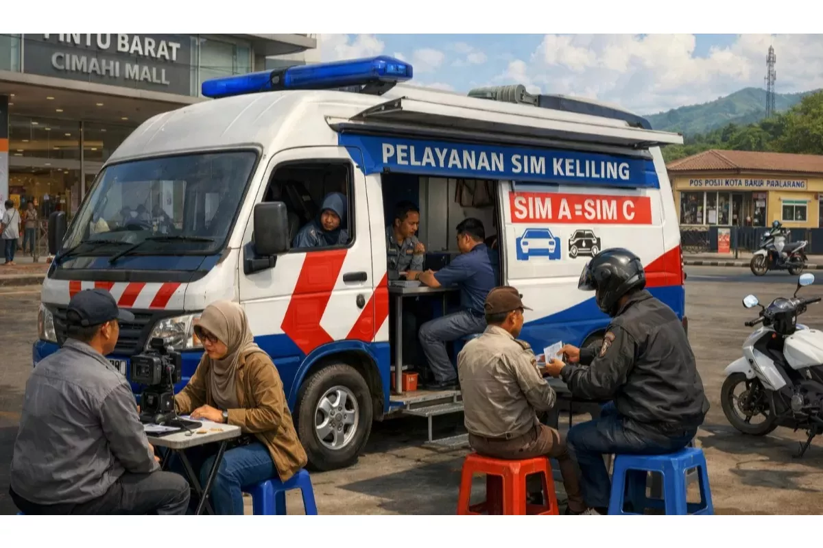 Lokasi Layanan SIM Keliling Bandung 27 April-2 Mei 2026 untuk Warga