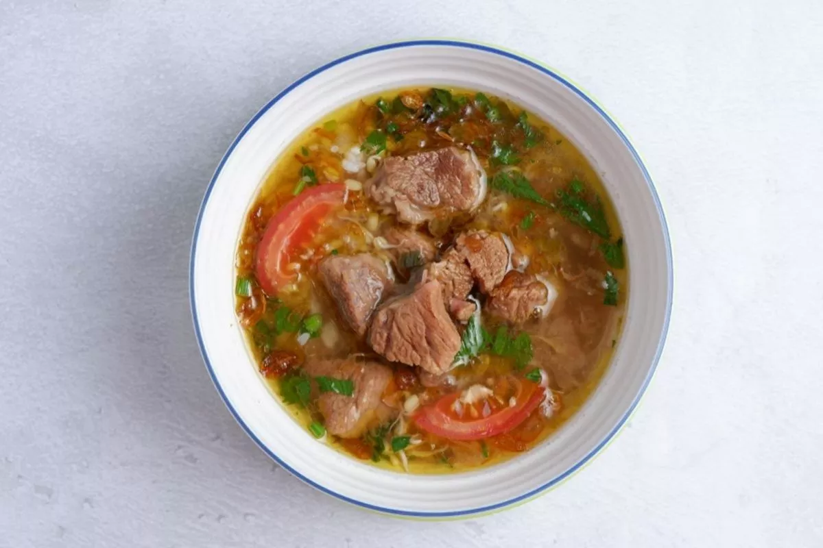 Cara Membuat Soto Daging Kacang Koro Merah yang Gurih Segar