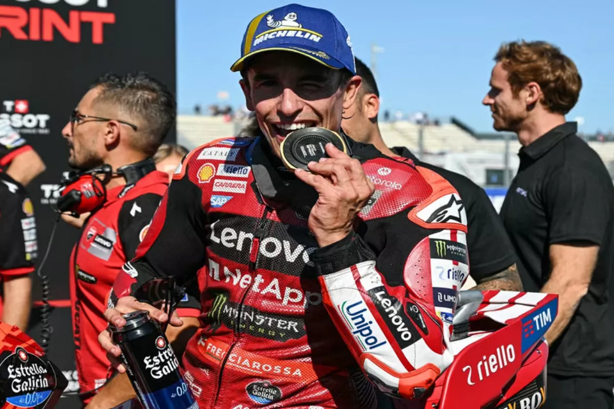 Hasil MotoGP San Marino 2026: Marc Marquez Menang, Bezzecchi Jatuh