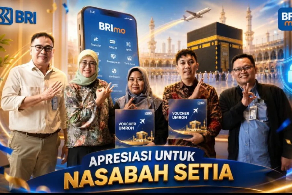 BRI RO 7 Jakarta 2 Serahkan Hadiah Umrah Program BRImo 2026