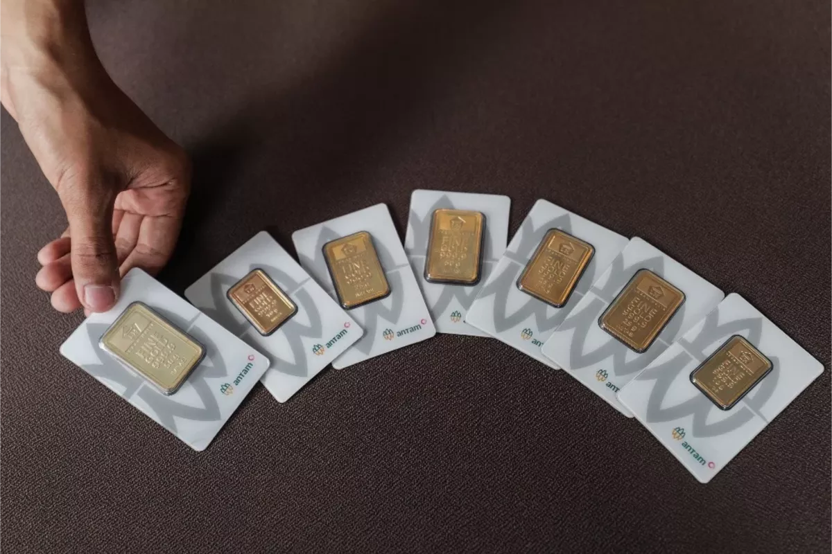 Emas Antam Pegadaian Jumat 10 Juli 2026, Pecahan 0,5 Gram Rp1.422.000
