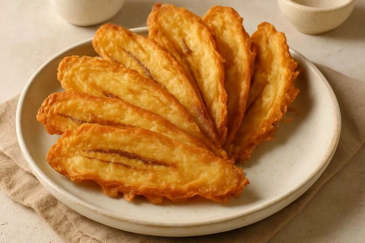 Cara Membuat Pisang Goreng Kipas Keju Renyah