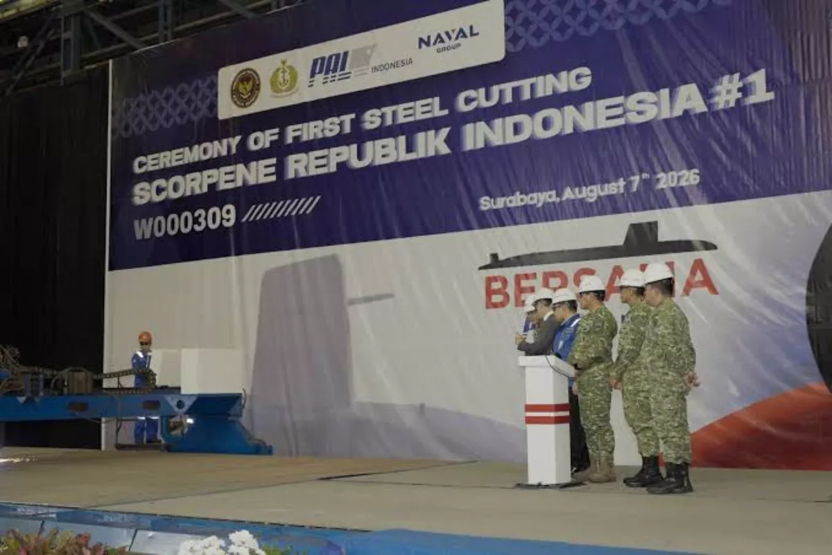 PT PAL Mulai Bangun Kapal Selam Scorpene untuk TNI AL di Surabaya