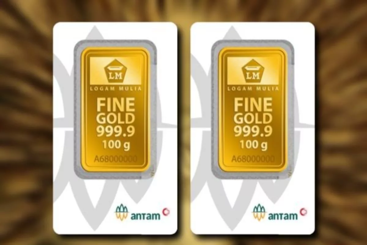Logam Mulia Antam Anjlok, Cek Rincian Harga Emas Antam Hari Ini