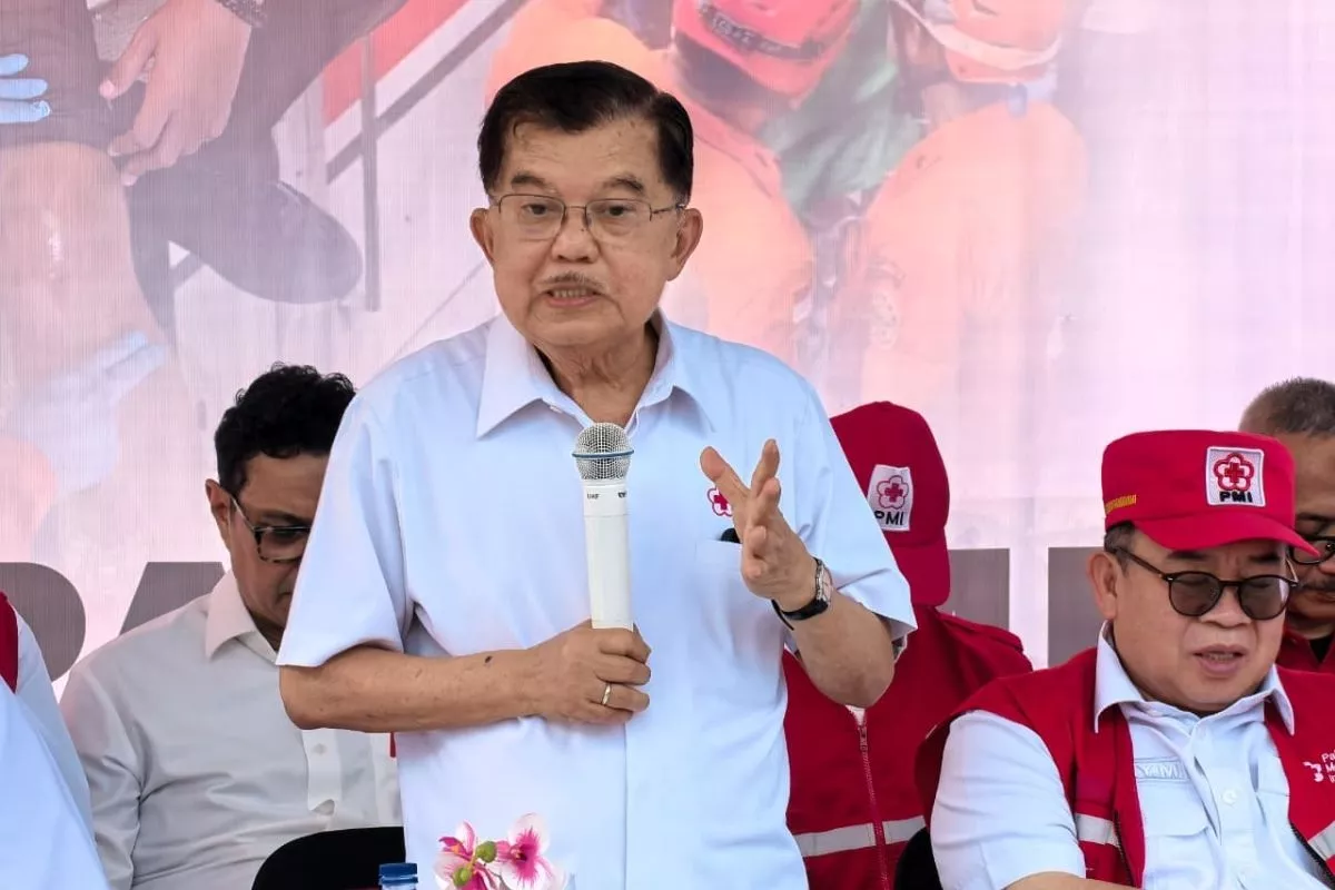 Jusuf Kalla: PMI Harus Selalu Hadir Bantu Warga Terdampak Bencana