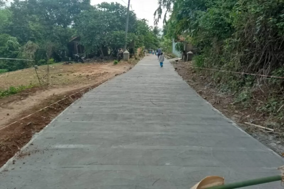 Pemdes Suka Maju Bangun Jalan Rabat Beton Pakai Dana Desa 2026