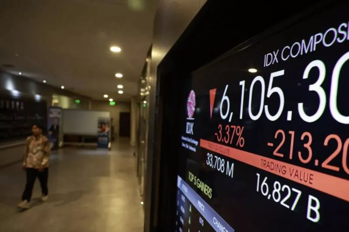 Indeks Harga Saham Gabungan Naik 1,09 Persen pada Perdagangan Sesi I