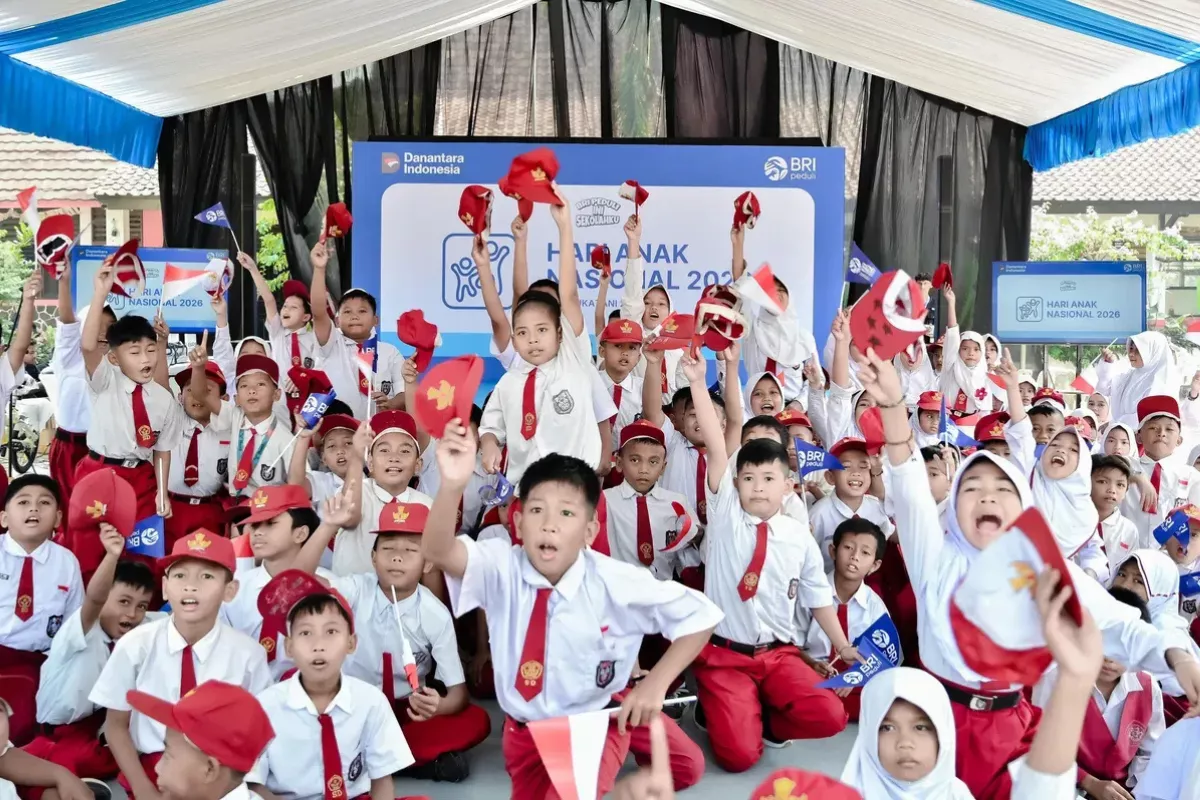 Program Ini Sekolahku dari BRI Peduli Rayakan Hari Anak Nasional