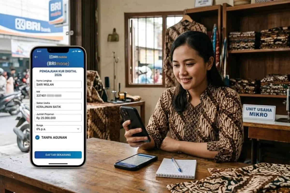 Subsidi Bunga KUR BRI 2026 Ringankan Cicilan Pelaku Usaha