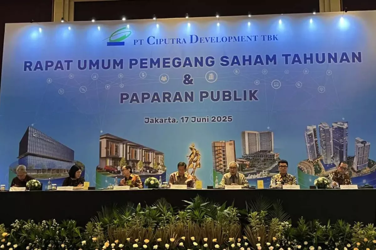 CTRA Proyeksikan Pendapatan dan Laba Turun 10% di Tahun 2026