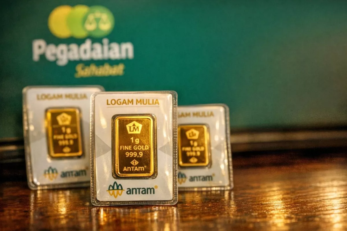 Harga Emas Antam di Pegadaian Turun Rp5 Ribu Jadi Rp2.775.000 Per Gram