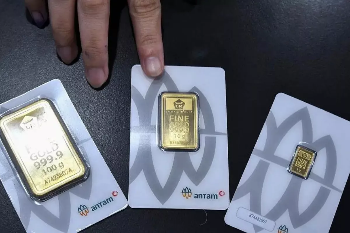 Harga Emas Antam Sabtu Naik Rp15.000 Jadi Rp2,638 Juta Per Gram