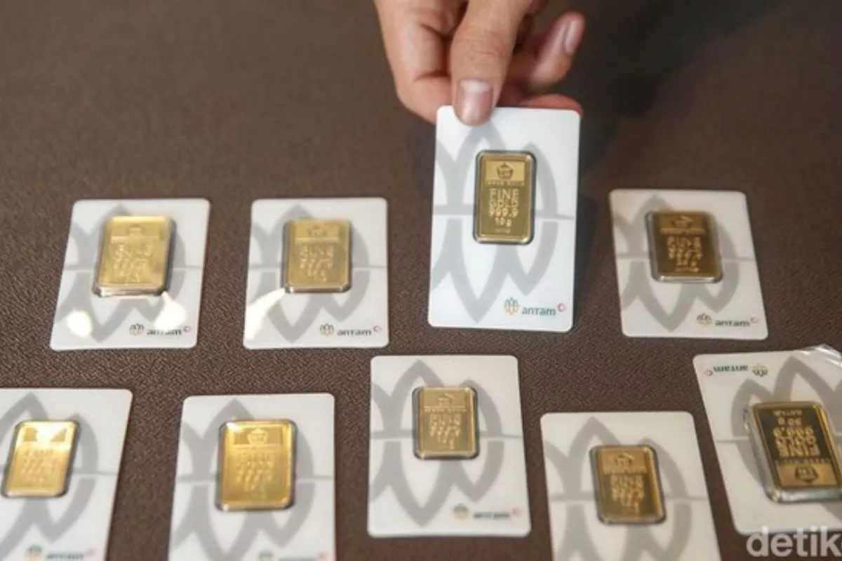 Harga Buyback Emas Antam Naik Rp186.000, Masih di Bawah Rekor