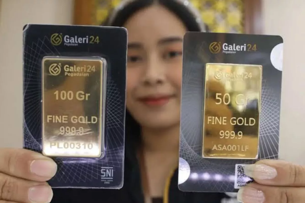 Harga Emas Pegadaian Siang Ini Naik, Galeri 24 Rp2,69 Juta/Gram