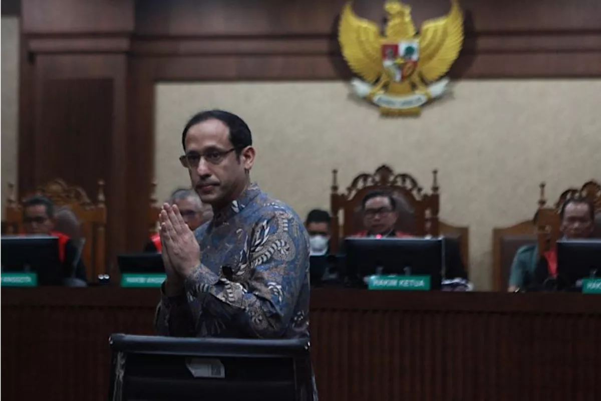 Hakim Nyatakan Perbuatan Nadiem Terencana, Divonis 10 Tahun Penjara