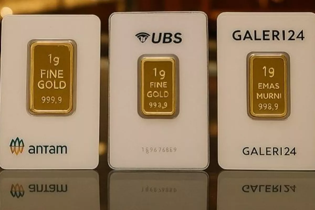 Pegadaian Catat Harga Emas Antam, UBS, dan Galeri 24 Bergerak Variatif Hari Ini
