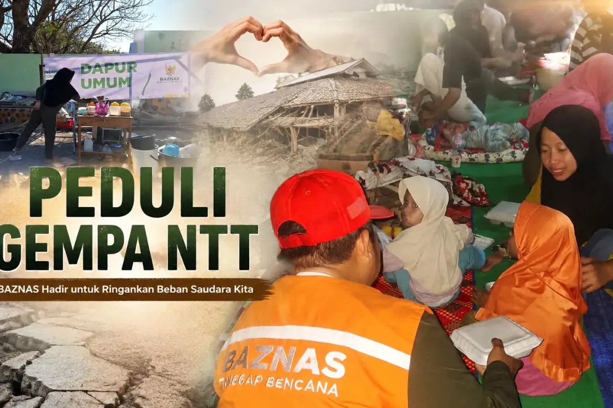 Baznas RI Dirikan Dapur Umum Bantu Korban Gempa Bumi di NTT