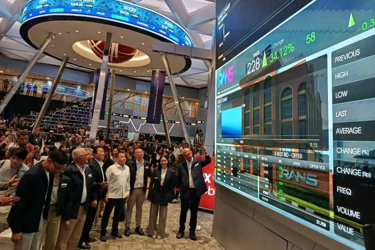 IPO Rans Entertainmen di BEI, Raih Dana Segar 429,25 Miliar Rupiah