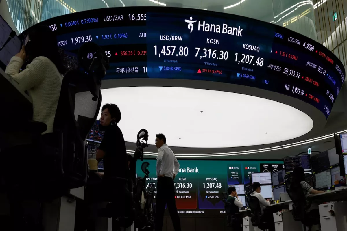 Indeks Kospi Turun 2 Persen, Bursa Saham Asia Pasifik Bervariasi