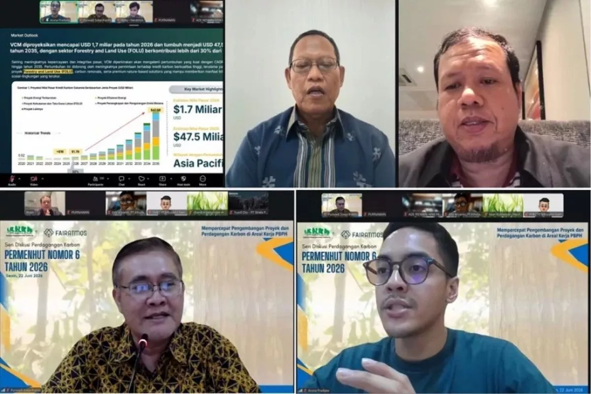 Kemenhut Tegaskan Hanya PBPH yang Berhak Ajukan Perdagangan Karbon
