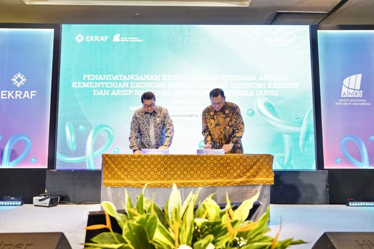 Perkuat Sektor Ekraf Kemenekraf dan ANRI Garap MoU Tata Kelola Arsip