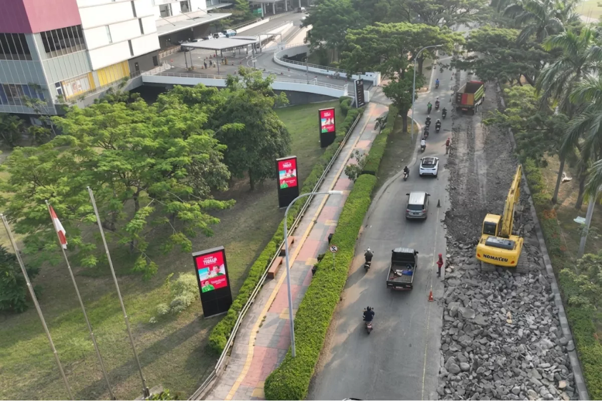 Modernland Realty Pacu Pembenahan Jalan di Area Jakarta Garden City