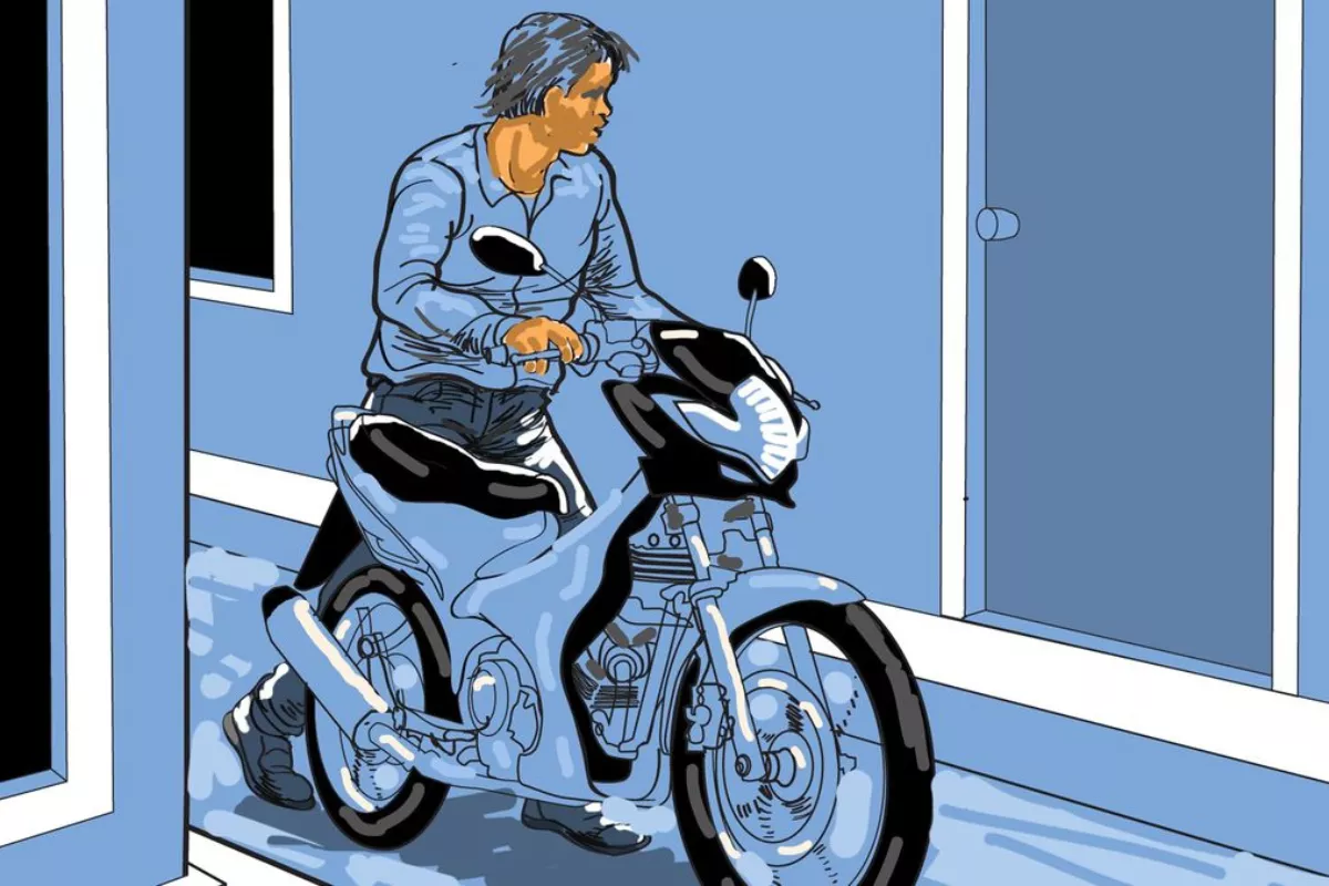 Pencuri Motor di Toboali Ditangkap Polisi Barang Bukti di Hutan