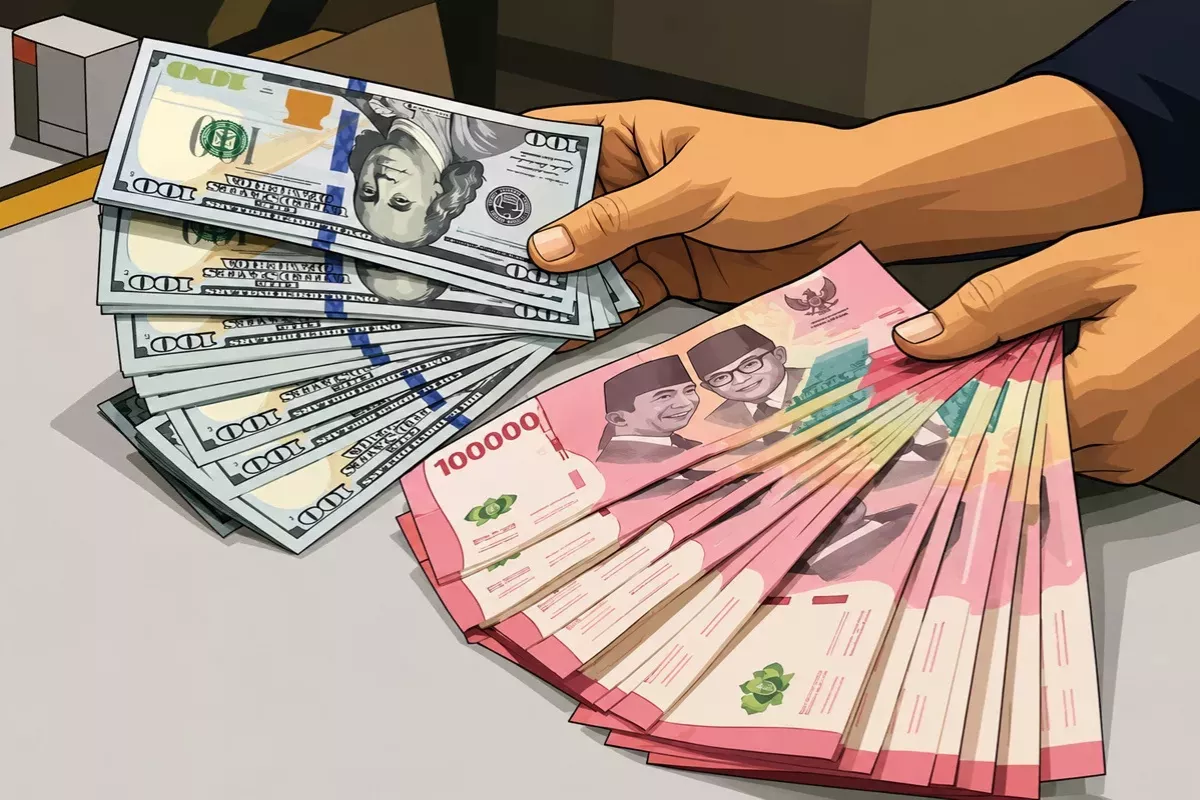 Rupiah Bangkit ke Rp 18.022 per Dolar AS pada Akhir Juli 2026