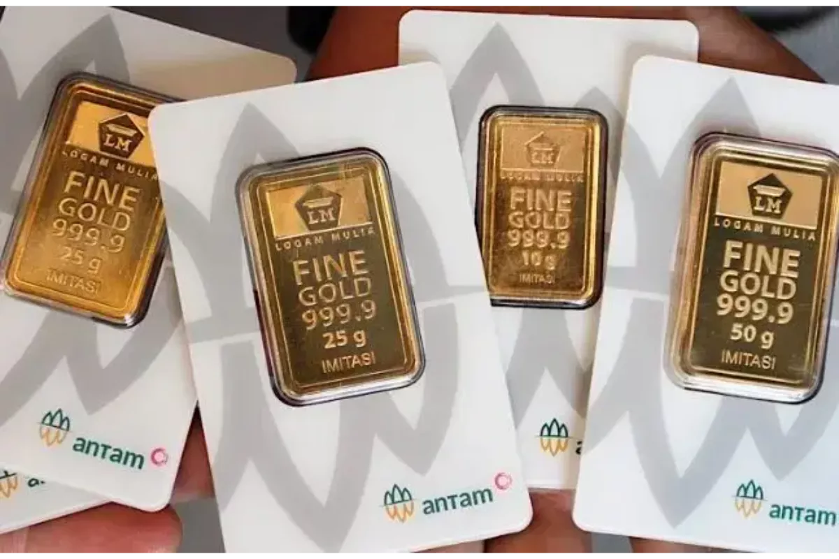 Harga Emas Antam 16 April 2026 Turun 5000 Jadi 2888 Juta Pergram