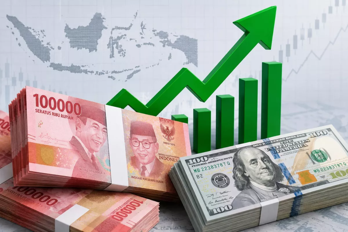 Rupiah Menguat Ditopang Lonjakan Arus Masuk Asing ke Aset Domestik