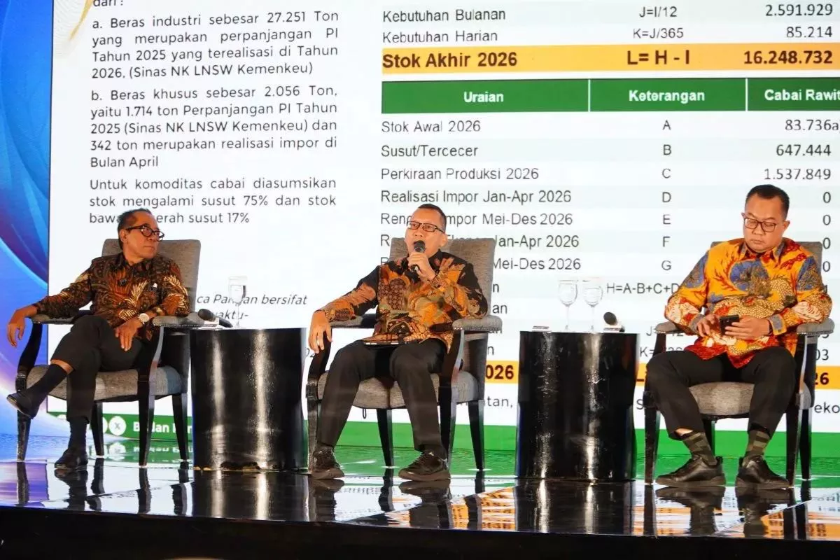 Bapanas: Harga Pangan Aman, Stok Beras RI Tembus 5,33 Juta Ton