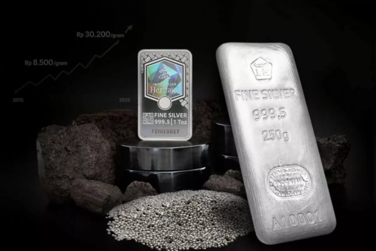 Perak Antam 19 Juni 2026 Merosot Rp2.600 Ke Posisi Rp43.150 Per Gram